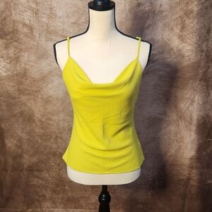 Bright Yellow Cowl Neck Cami Top – Sweet Wanderer – Size 2 (XS)